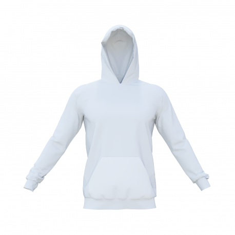 Unisex Langer Hoody Inner Kaiti voll bedruckbar auch in Kapuze