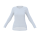 Women's Long Sleeve V-Neck custom designed T-shirt Herne Bay