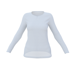 The Herne Bay, Female, Set-in, Long Sleeve, V-Neck, T-Shirt 