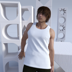 Herren Singlet "Matakohe" mit tiefem, runden Ausschnitt und Racerback
