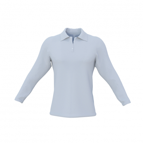 Men's Long Sleeve Sublimated Polo Shirt Whitianga 