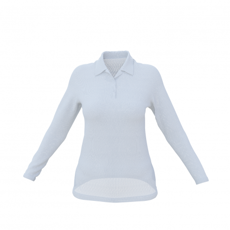 Women's Long Sleeve Polo Shirt Hamilton design your own