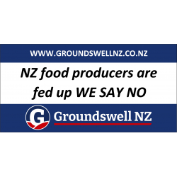 Groundswell Economy Banners NZ food producer