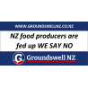 Groundswell Economy Banners NZ food producer