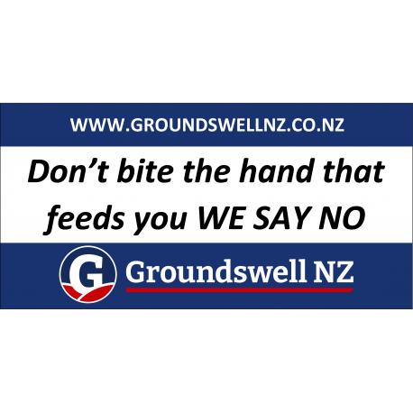 Groundswell Deluxe Banners don't bite