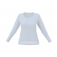 The Mount Roskill, Female, Set-In, Long Sleeve, Tee with deep round neck