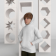 Kids Hoody Manutuke mit sublimations bedruckbarem Kapuzenfutter