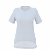 Women's Set-in Short Sleeve Round Neck T-shirt Long version "Onehunga"