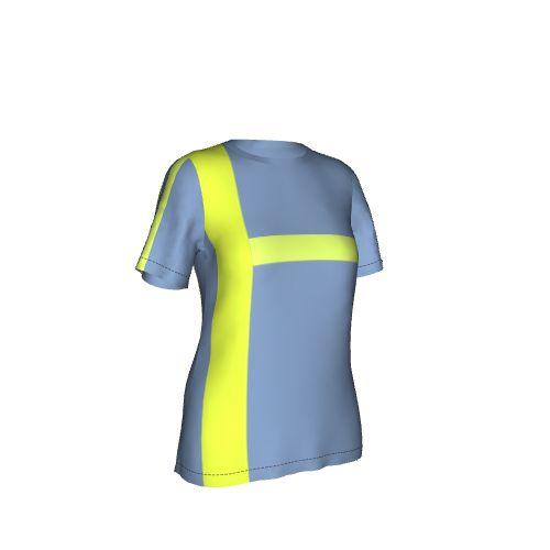 Damen Kurzarm-T-Shirt "Eden Terrace"