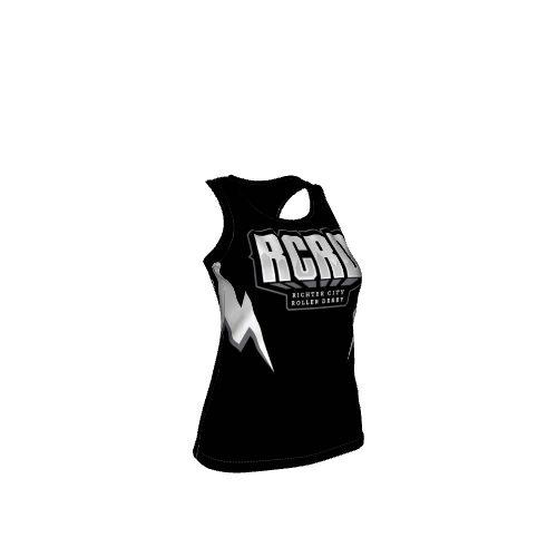 The Omapere, Female, Deep Round Neck, Extreme Racerback, Singlet