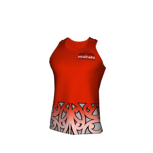 Herren Singlet "Matakohe" mit tiefem, runden Ausschnitt und Racerback