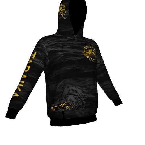 Unisex Hoodie mit bedrucktem Futter in Kapuze