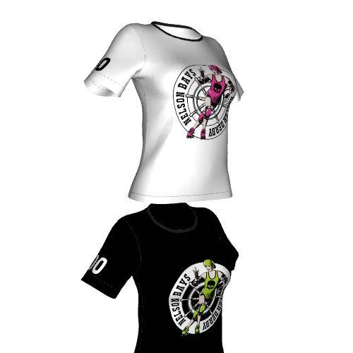 The Queenstown, Female, Set-in, Short Sleeve, Round Neck, reversible, T-shirt 