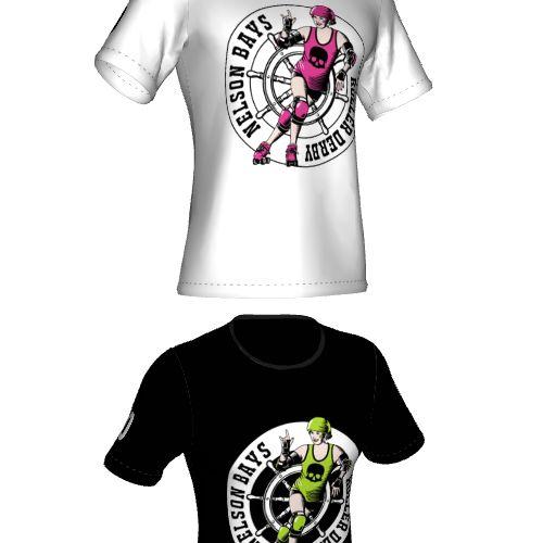 The Owairaka, Male, Set-in, Short Sleeve, Round Neck, Reversible, T-shirt