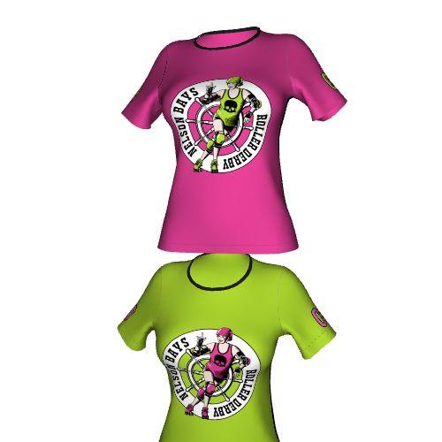 The Queenstown, Female, Set-in, Short Sleeve, Round Neck, reversible, T-shirt 
