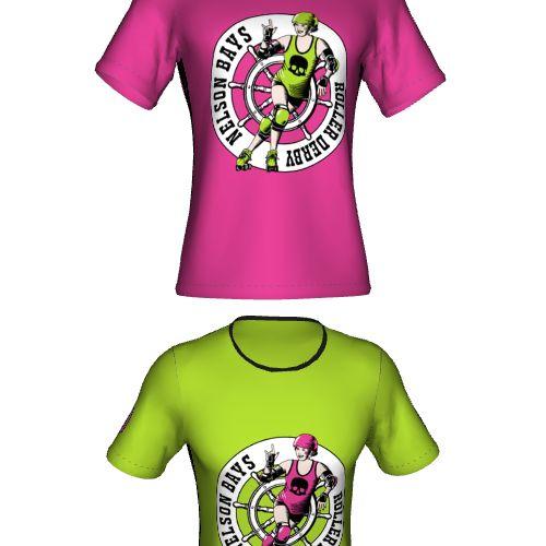 The Owairaka, Male, Set-in, Short Sleeve, Round Neck, Reversible, T-shirt