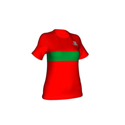 The Oranga, Female, Set-in, Short Sleeve, Round Neck with chinese collar, T-shirt 