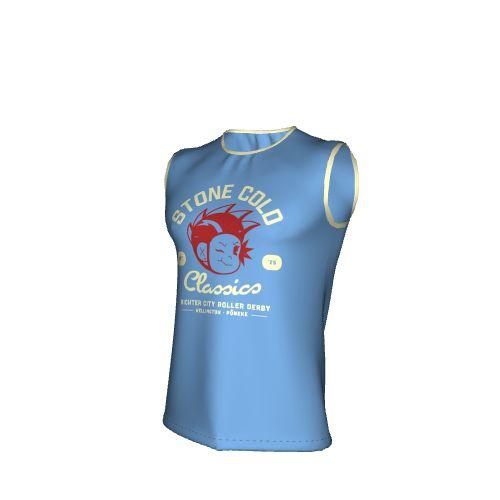 Herren Ärmelloses Rundhals T-Shirt "Pahi"