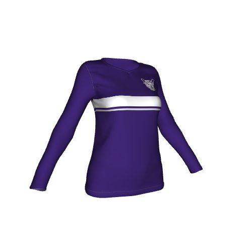 Damen Langarm V-Neck T-Shirt "Herne Bay"