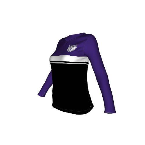 The Herne Bay, Female, Set-in, Long Sleeve, V-Neck, T-Shirt 