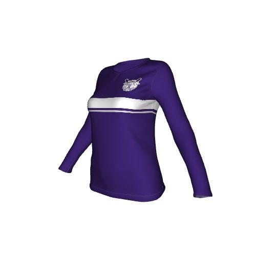 The Herne Bay, Female, Set-in, Long Sleeve, V-Neck, T-Shirt 