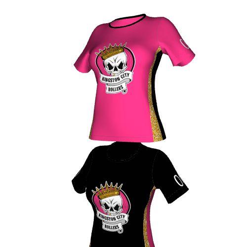 The Queenstown, Female, Set-in, Short Sleeve, Round Neck, reversible, T-shirt 