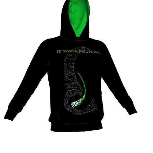 Unisex Hoodie with printed lining in hood "GADDUMS HILL"